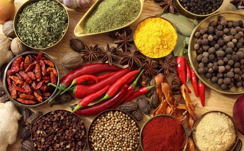 Spices export from India